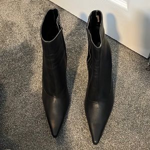 Black ankle boots